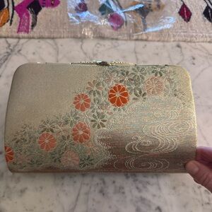 Japanese vintage kimono clutch, NWT 6x8.